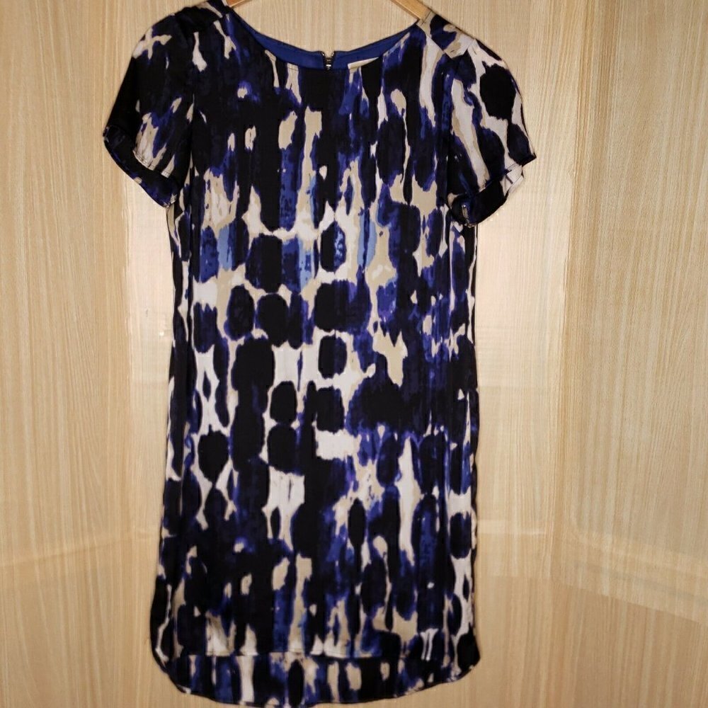 Michael Michael Kors Silky Lined Watercolor Dress